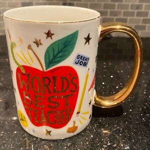 Rifle Paper Co. Mug - World’s Best Teacher